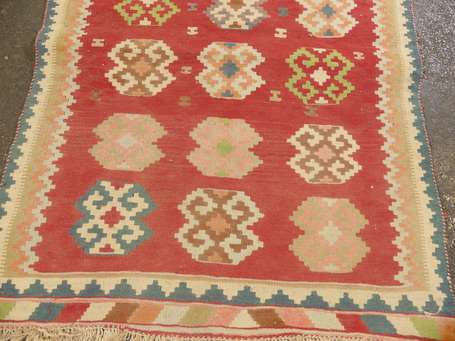 Kilim turc (chaine et trame en laine), Turquie, 