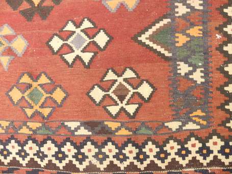 Kilim Kasgai (chaine et trame en laine), Sud-ouest