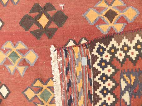 Kilim Kasgai (chaine et trame en laine), Sud-ouest