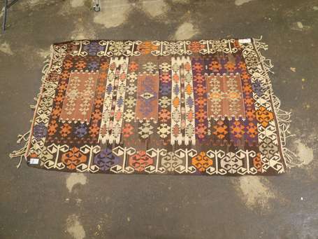 Kilim turc (chaine et trame en laine), vers 