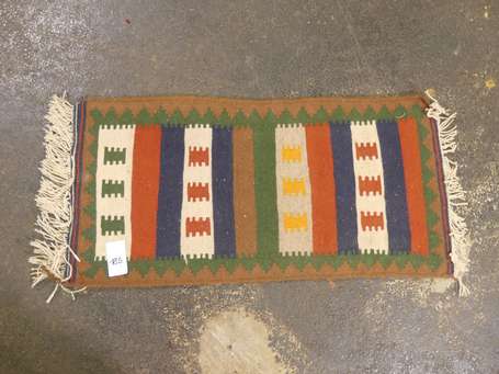 Kilim turc (chaine et trame en laine Vers 1950. 