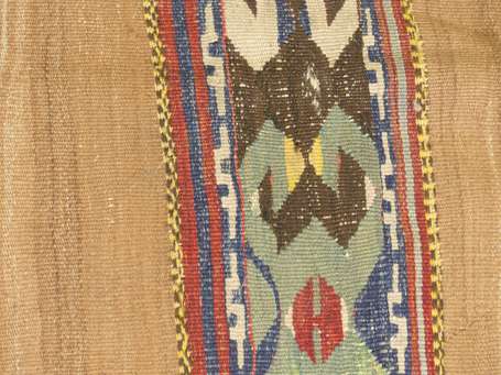 Kilim caucasien ou turc (chaine et trame en 