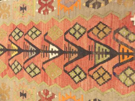 Kilim turc (chaine et trame en laine), vers 