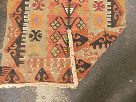 Kilim turc (chaine et trame en laine), vers 