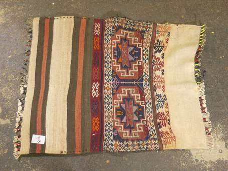 Kilim caucasien (chaine et trame en laine), vers 