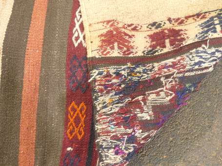 Kilim caucasien (chaine et trame en laine), vers 