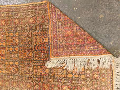 Tapis Beloutch chaîne, trame et velours en laine),