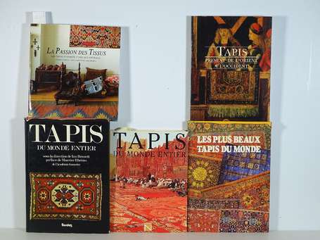 Lot de 5 ouvrages : - Tapis du monde entier, Iann 