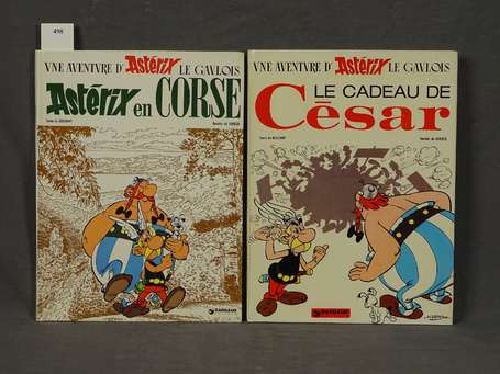 Uderzo : Astérix 20 et 21 ; Astérix en Corse et Le