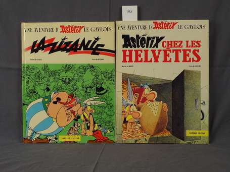 Uderzo : Astérix 15 et 16 ; La Zizanie et Astérix 