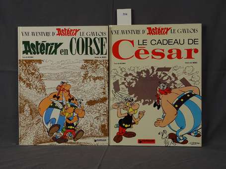 Uderzo : Astérix 20 et 21 ; Astérix en Corse et Le