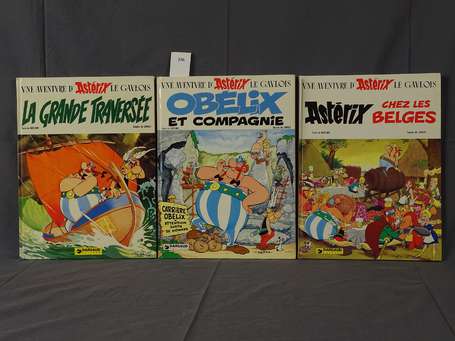 Uderzo : Astérix 22, 23 et 24 ; La Grande 