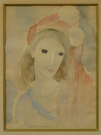 LAURENCIN Marie  (1883-1956) - Portrait de femme, 