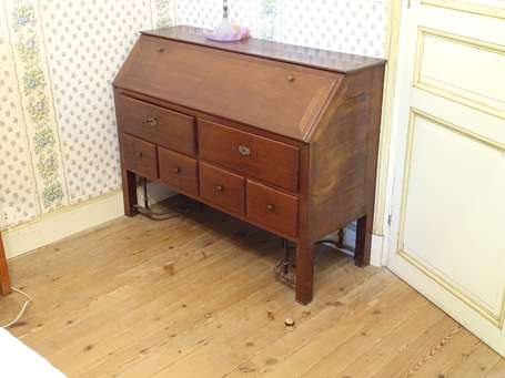 Commode scribanne en acajou