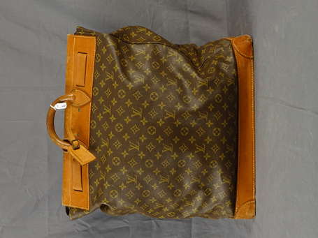 VUITTON - Grand sac de voyage Steamer Bag en toile