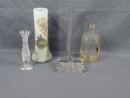 Lot de vases en verre. Non expediable par nos 