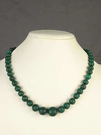 Collier en Malachite.