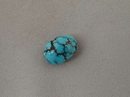 Cabochon de turquoise rond de 8,67 cts.