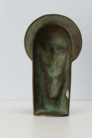 LE VERRIER Max (1891-1973) - Vierge en bronze. 