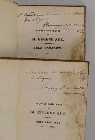 SUE (Eugène) - Ensemble de 8 volumes : Jean 