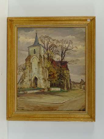 ESNOUL Paul (1882-1960) - Eglise d'Avrolles ( 