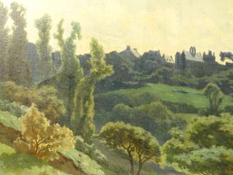 SEGE Alexandre (1818-1885) - paysage vallonné, 