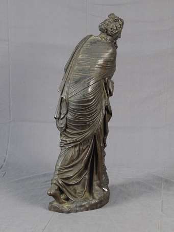 Songe - Femme à l'antique Sujet en bronze à patine