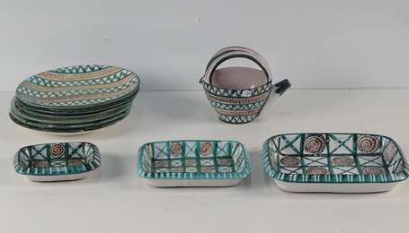 Robert PICAULT (1919-2000), service de table en 