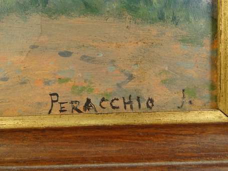 PERACCHIO G. XIXème-XXème S. Pins bord de mer 