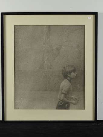 BATAIL Jean  (1930) - Jeune garçon, graphite sur 