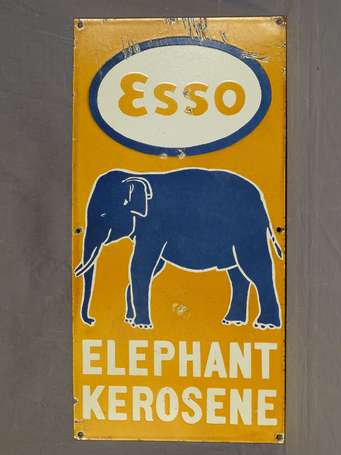 ESSO Elephant Kerosene : Plaque émaillée, Bengal 