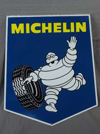 MICHELIN : Plaque émaillée pentagonale 