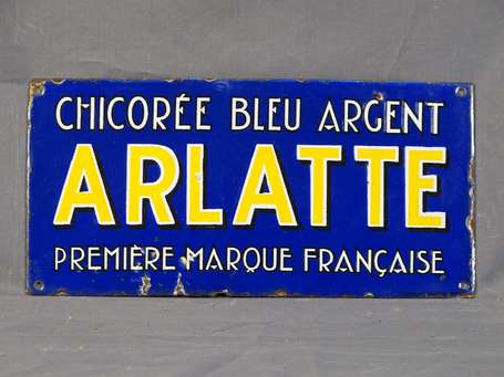 ARLATTE Chicorée Bleu Argent : Bandeau émaillé 
