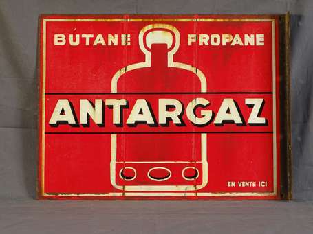 BERROGAZ & ANTARGAZ : 2 Plaques émaillées 