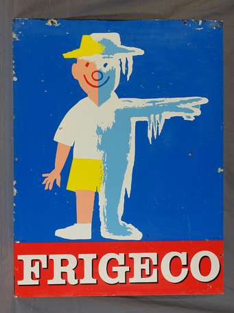 FRIGECO : Tôle illustrée du personnage de Raymond 