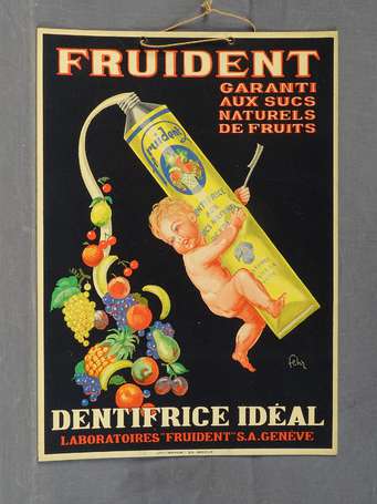 FRUIDENT « Dentifrice Idéal »/à Genève : Panonceau