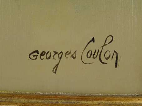 COULON Georges (1914-1990) -L'étagère campagnarde,