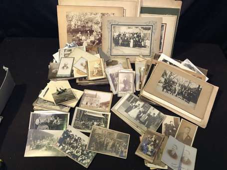 Ensemble de photos , cartes photos , CDV et 