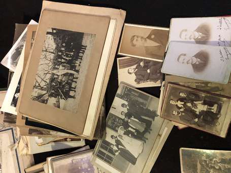 Ensemble de photos , cartes photos , CDV et 