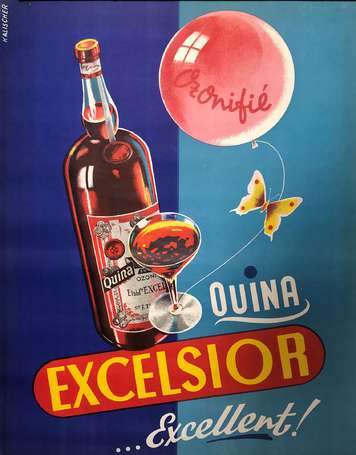 « Quina EXCELSIOR à St Etienne » - Affiche 