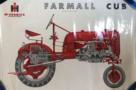 « Tracteur Mc CORMICK Farmall Cub » - Affiche 