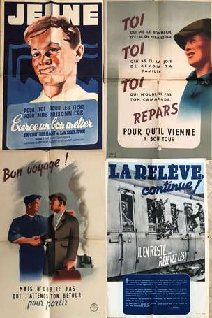 Ensemble de 4 Affiches Politique - 60x40cm