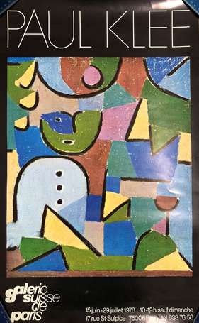 Paul KLEE , Galerie Suisse de Paris - Affiche de 