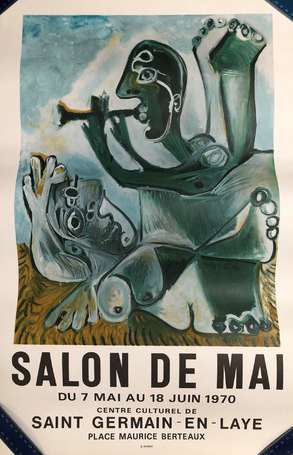 PICASSO , Salon de Mai , St Germain en Laye - 