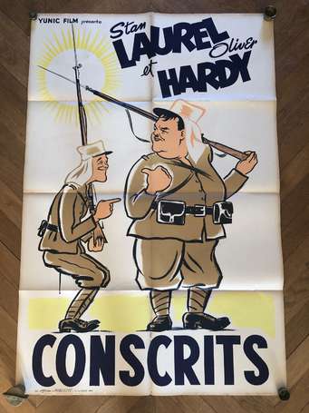 Cinéma - « LES CONSCRITS » - affiche illustrée 
