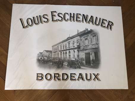 Bordeaux - « les vins Louis ESCHENAUER » - affiche