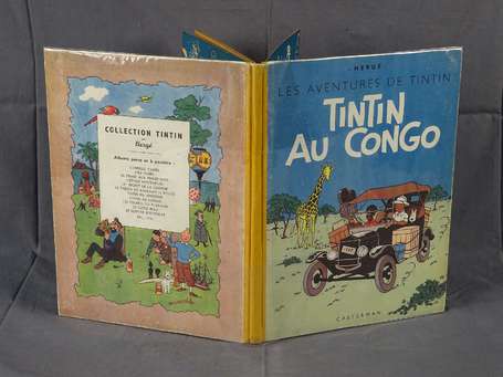 Hergé : Tintin 2 ; Tintin au Congo en édition 