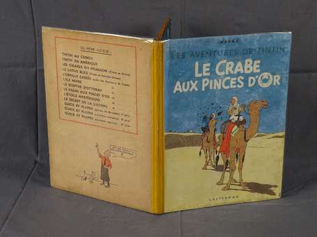 Hergé : Tintin 9 ; Le Crabe aux pinces d'or en 