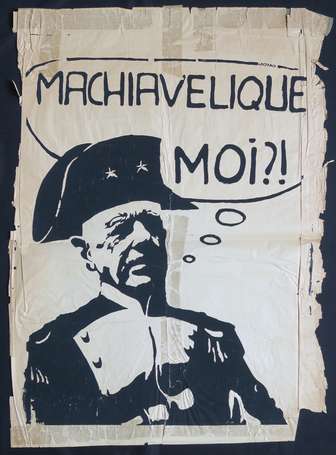 MAI 68 - De Gaulle : Machiavélique moi ? Illustrée