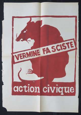 MAI 68 - Vermine fasciste / Action Civique - 
